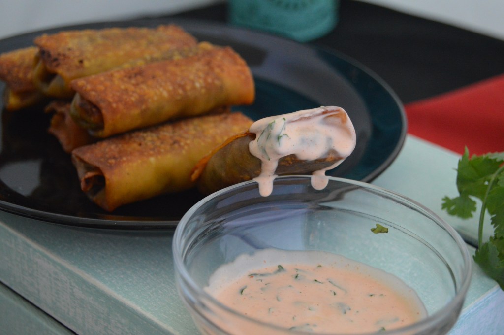 Korean BBQ Egg&nbsp;Rolls